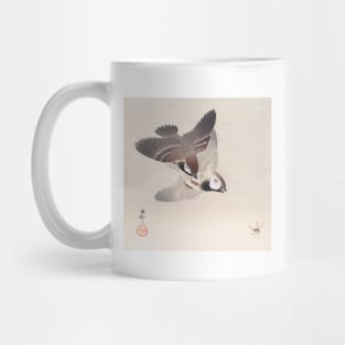 Tree Sparrow by Ohara Koson Mug